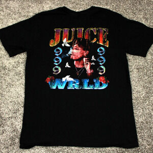 Juice WRLD Graphic T-Shirt Mens Large Black Juice World Music